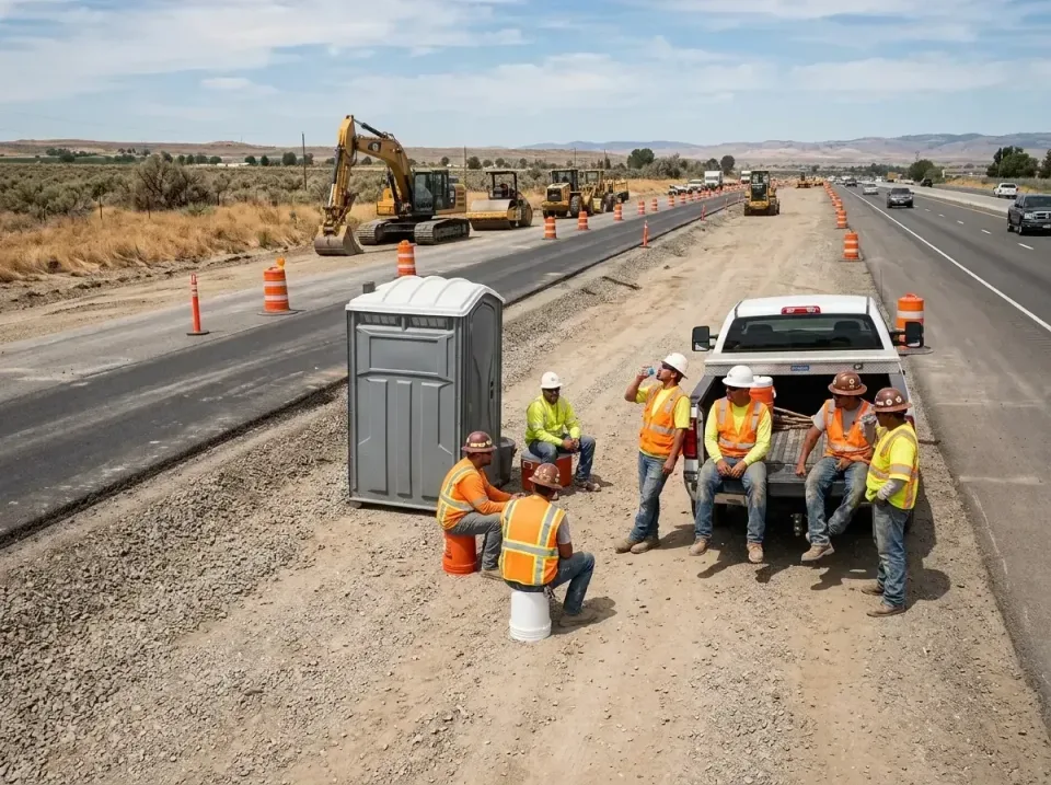 highway-road-construction-crew-007 — frequently asked questions, Porta Potty and Restroom Rentals in Piney Mountain, VA